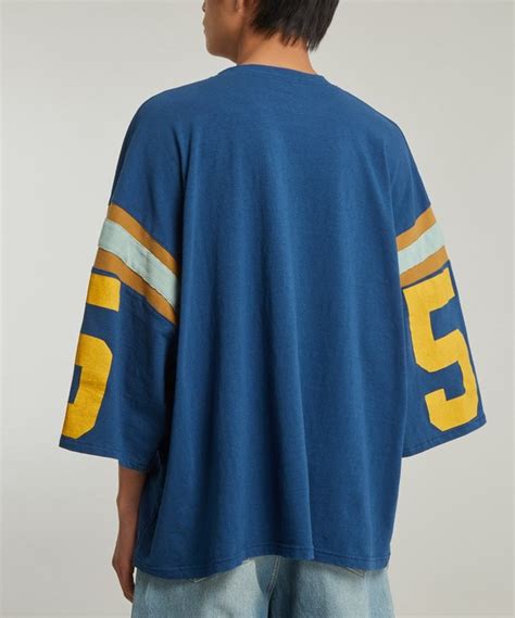 kapital oversized jersey football t-shirt